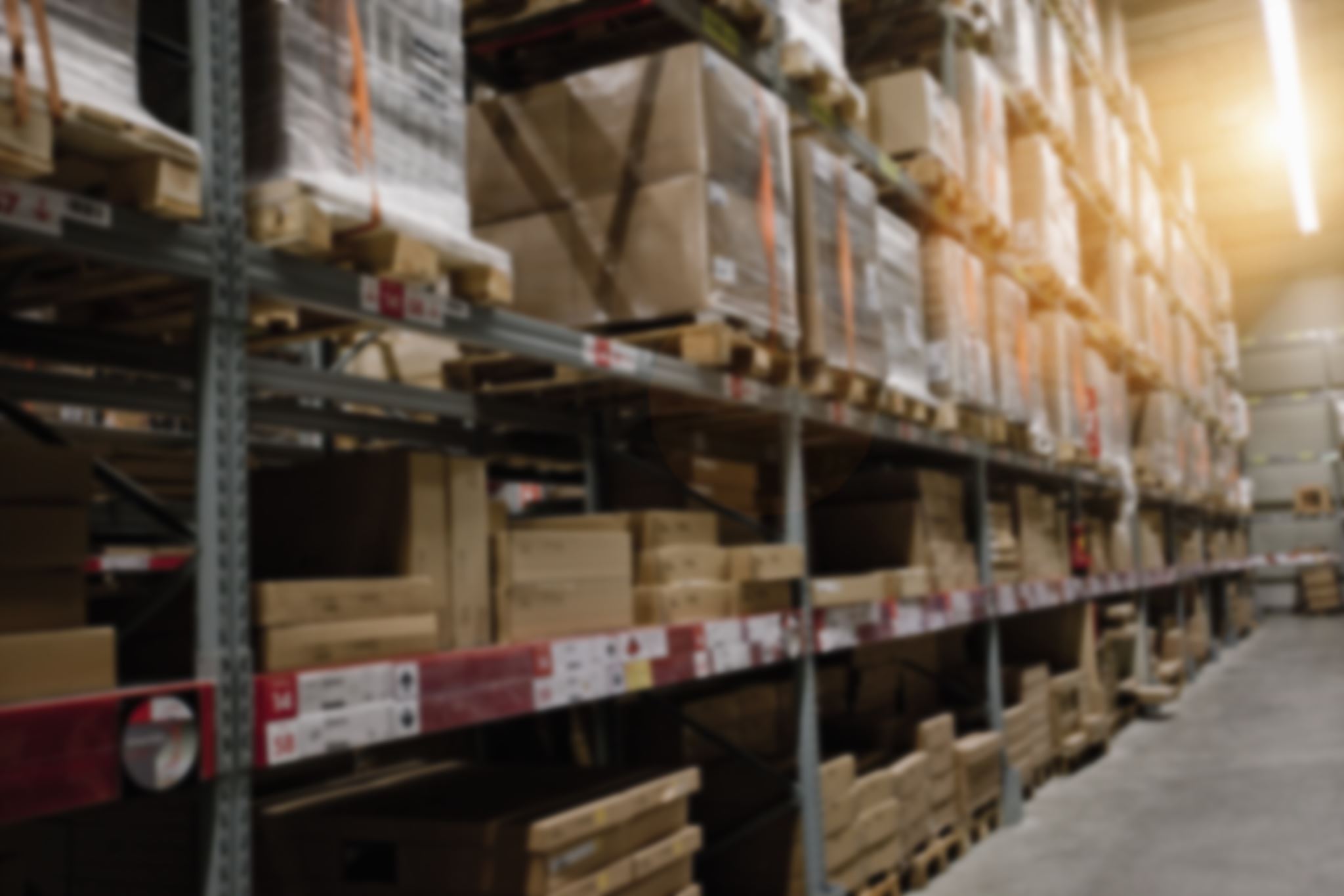 Automated guided vehicles operating in warehouse