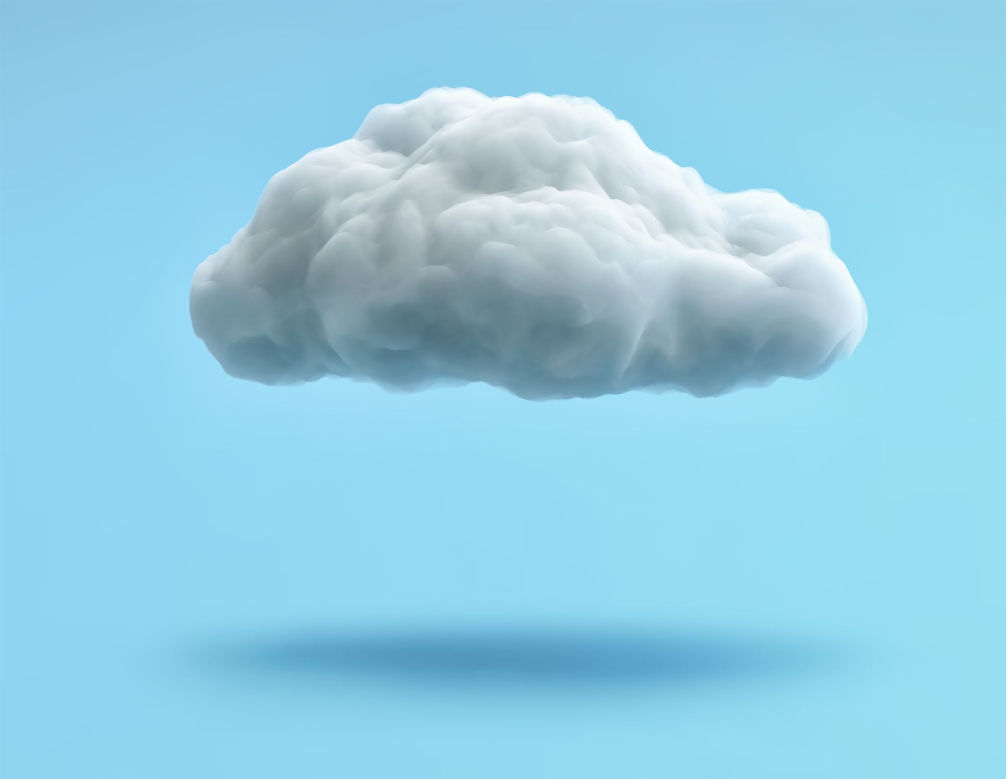 Cloud computing and data analytics concept illustration